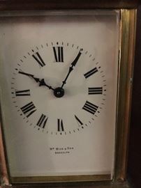 French Carriage Clock for Wm, Wise & Son