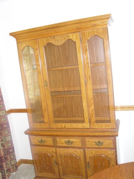 China cabinet - Beauty and storage.  This classic piece offers timeless style.  Storage for your collectibles, linens, glassware, dishes, books!