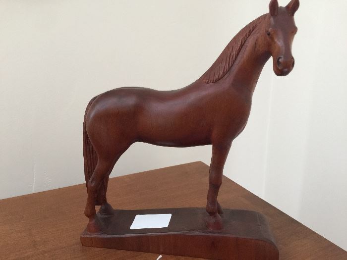 Carved horse