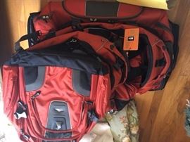 various collection of luggage