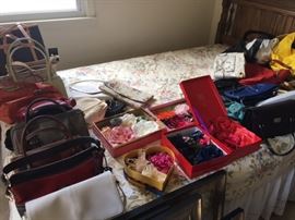 ladies hand bags and other dress accesseries