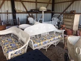 great collection of wicker furniture 