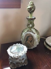 nice portrait vase and jar