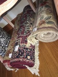 several rugs
