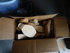 UNFINISHED DUCK DECOYS 