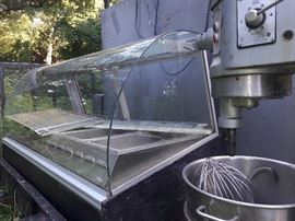 5 well commercial display food warmer