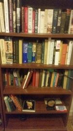 OLD BOOKS AND BOOK SHELF