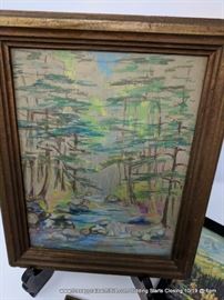 Vintage Pastel on Paper