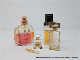 Chanel, Tiffany and other perfumes