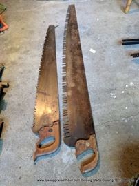 Two vintage saws