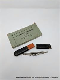 Dissecting kit and compass