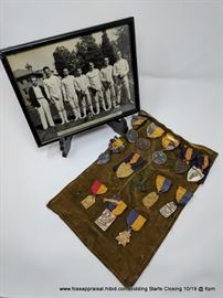 Fencing Medals and photograph