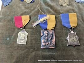 Fencing Medals and photograph