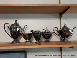 Silver Plate tea and coffee service