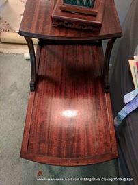 Mahogany step tables (2)