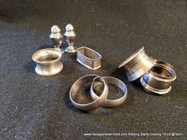 Sterling Silver Napkin Rings