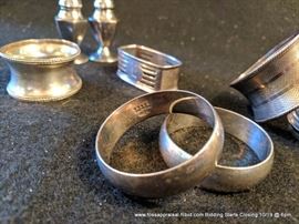 Sterling Silver Napkin Rings