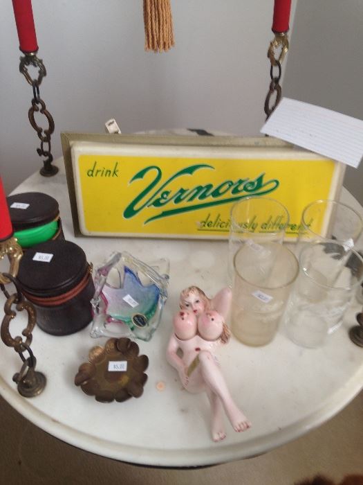 VERNORS items not shown are 10k gold VERNORS employee pins and ice tea spoons