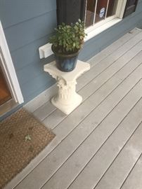 plant stand and nice plant 