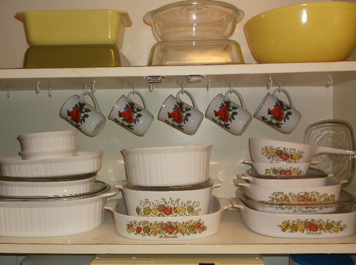 Corning ware and Pyrex