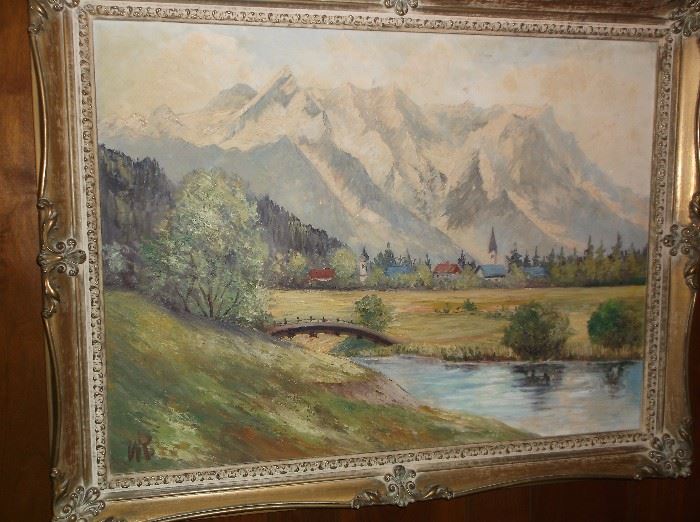 Landscape oil on canvas