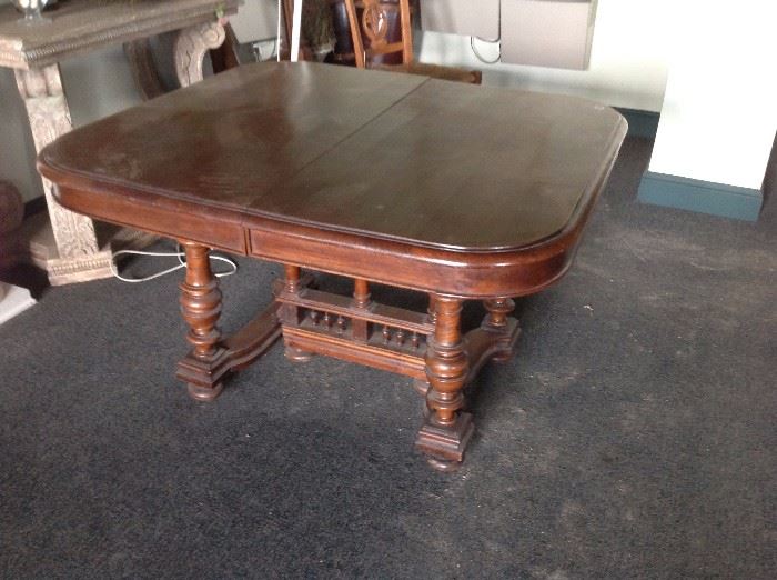 French 19th c. Walnut Table (extends)