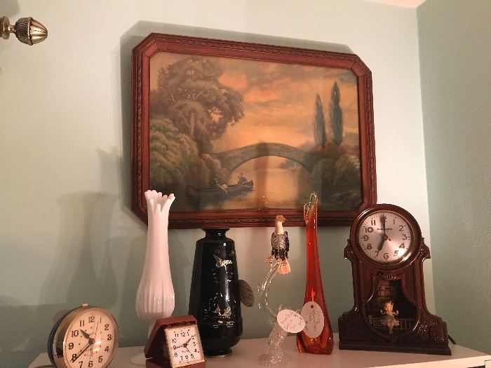 Vintage collectible clocks and more!