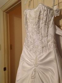 Long bridal dress