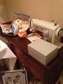 Kenmore sewing machine & sewing notions