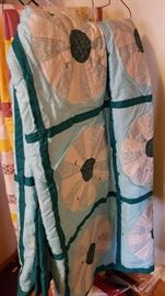 Handmade quilts. Various sizes, colors and designs.