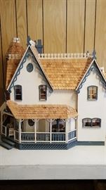 Hand crafted doll house