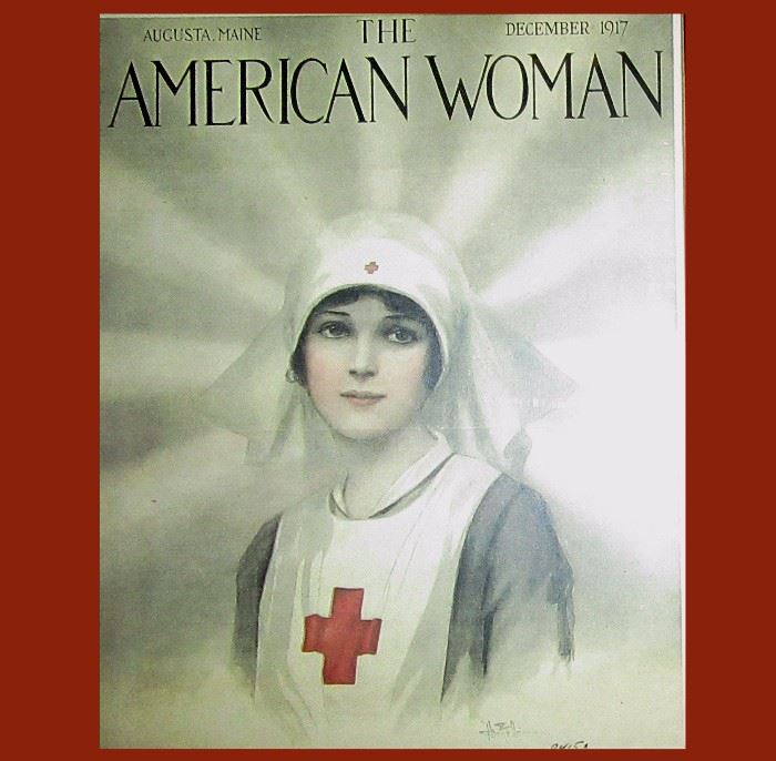 The American Woman Cover 1917, Just a Stunning Image!
