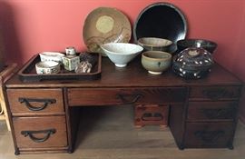 Japanese Ceramics on Low Table