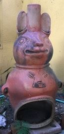 Terra Cotta Chiminea 