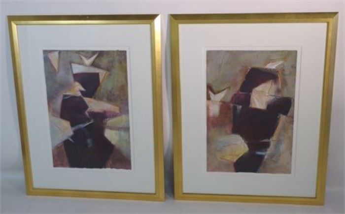 Pair of Oil on Paper Signed Tantillo