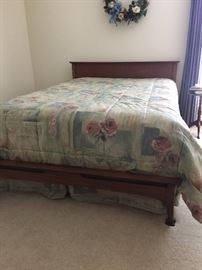 mid century bed