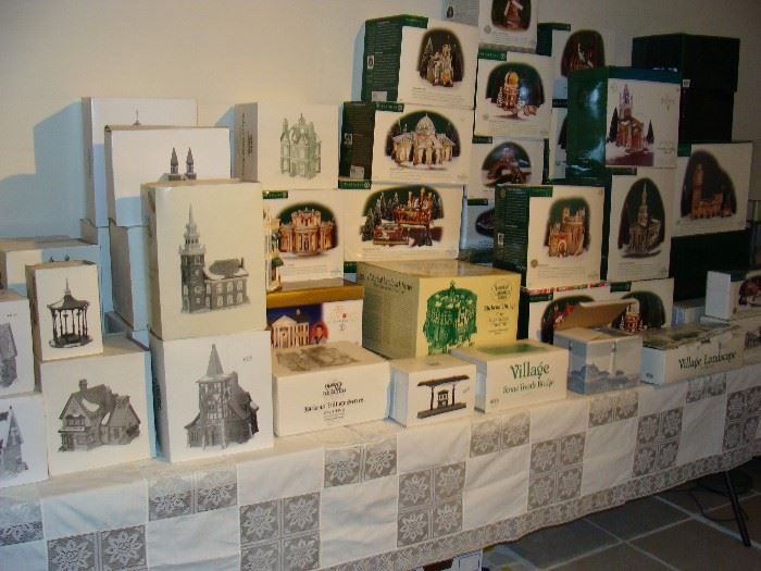 Vast collection of Department 56