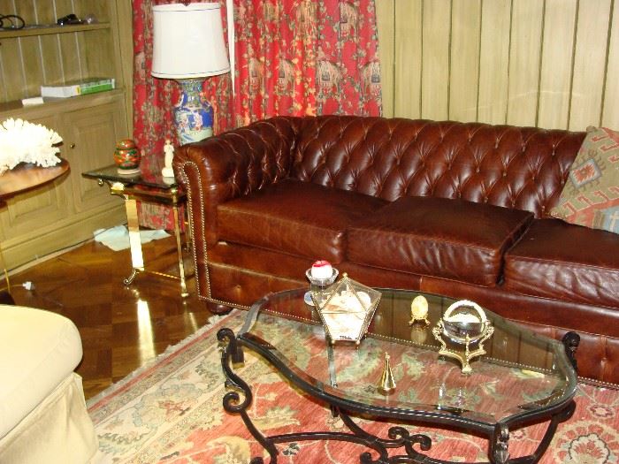 Chesterfield tufted sofa