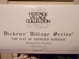 Dickens' Village Series Heritage Village Collection with box