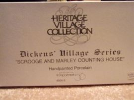 Dickens' Village Series Heritage Village Collection with box