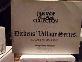 Dickens' Village Series Heritage Village Collection with box