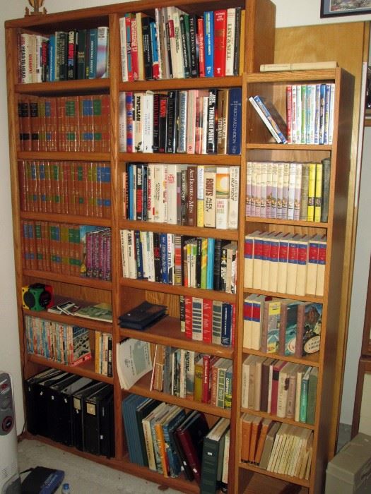 2nd Bedroom:  Books,  Book shelves 