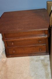 Antique Lift Top Cabinet ( will fit on an End Table )