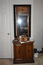 Lovely Double Door Cabinet, Wall MIrror &  More!
