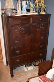 Beautiful Antique 6 Drawer Chest