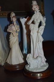 Vintage Victorian Ladies Porcelain Figurines