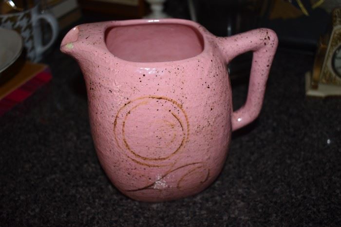 Vintage Pottery Juice Pitcher