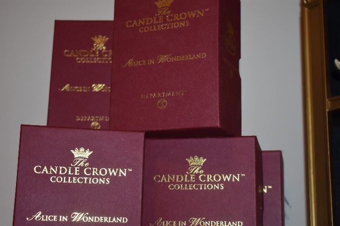 Original Boxes for Alice in Wonderland all your Favorite Characters from the "Candle Crown Collections" 