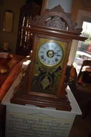 Antique Gingerbread Kitchen Clock in Beautiful Condition
