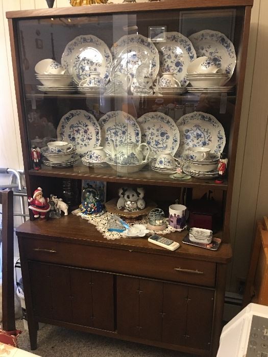 Mid Century China Cupboard